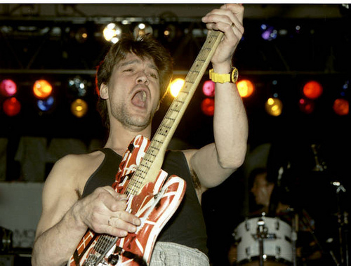 Eddie At Namm 1987 Rare Video Van Halen News Desk Page