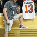 Dan Carcillo wears EVH sneakers
