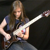 14 Year-Old Girl Shreds Van Halen's "Eruption"