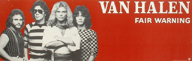 Incredibly rare Warner Bros. Fair Warning U.S. promotional poster