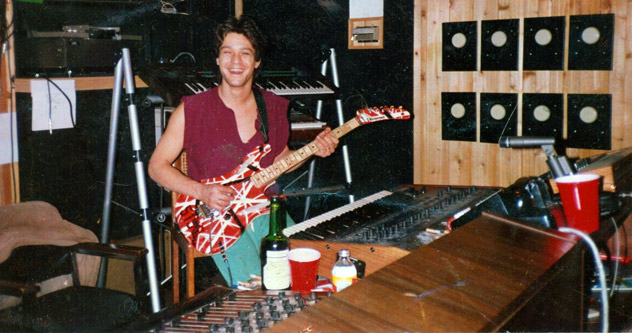 eddie van halen drill van halen all access photo eddie in 5150 studios 1985 eddie van halen drill van halen all access photo eddie in 5150 studios 1985