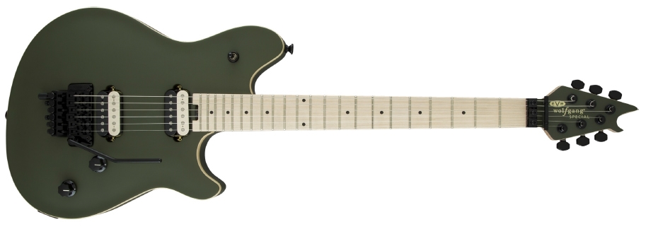 EVH Wolfgang Special, Maple Fingerboard, Matte Army Drab