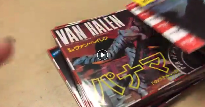 Live Unboxing: 'Van Halen: The Japanese Singles' Vinyl Box Set