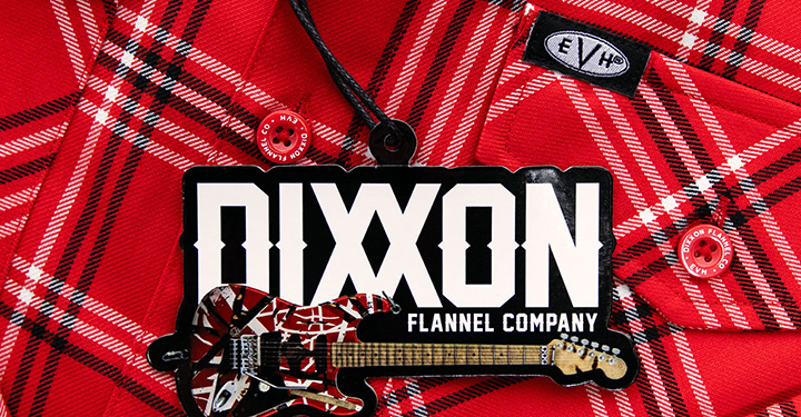 ERUPTION Flannel! EVH Partners with Dixxon