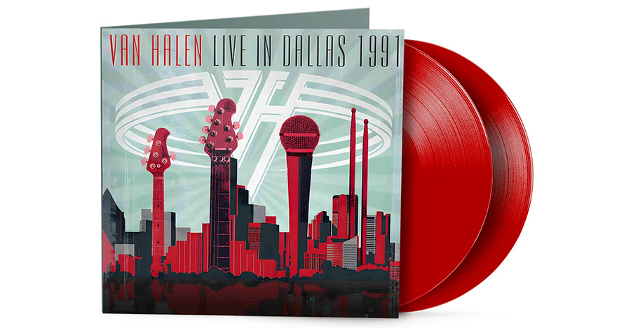 VAN HALEN LIVE Right here レコードRED VINYL Van Halen - Live in California 1992 Limited Edition