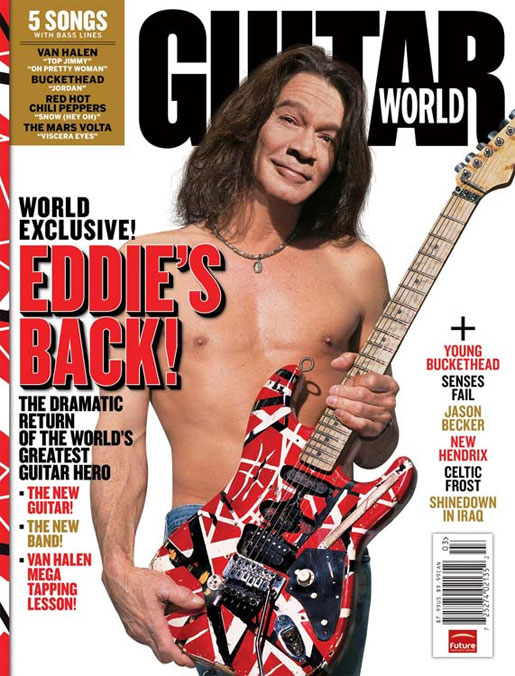 Eddie Van Halen on new Guitar World Cover