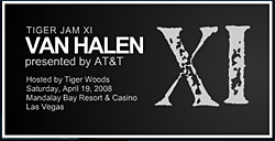 Tiger Woods to Host Van Halen at Tiger Jam XI