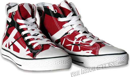 شرشف Eddie Van Halen Striped Sneakers now available! | Van Halen News Desk شرشف