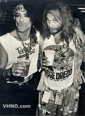 DLR backstage w/ Ratt '84 or '85