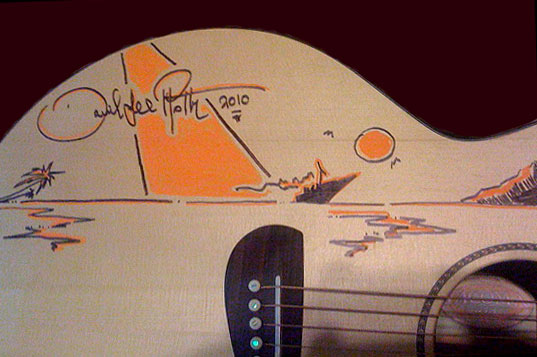 DLR guitar for The Leukemia & Lymphoma Society auction