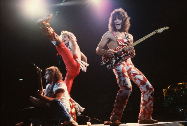 Musical Group Van Halen Performing