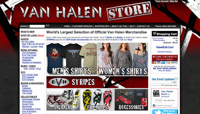 Shop The New & Improved Van Halen Store!