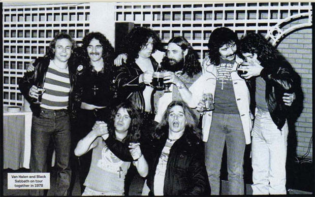 van halen tour with black sabbath