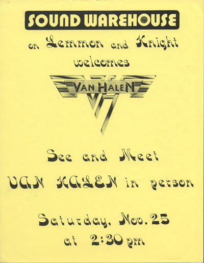 Flyer-for-the-Van-Halen-appearance-at-Sound-Warehouse-Dallas-1978