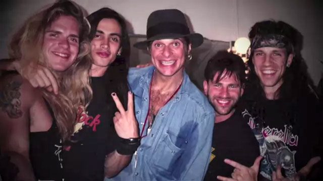 1991: Pat Badger, Nuno Bettencourt, David Lee Roth, Paul Geary, Gary Cherone