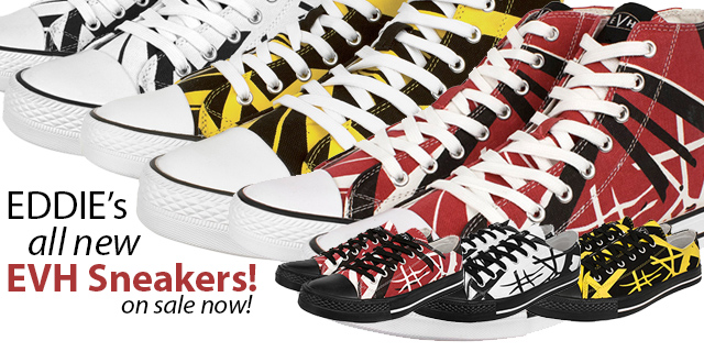 All-New EVH Sneakers Now Available! | Van Halen News Desk