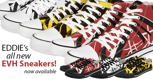 NEW EVH Sneakers at VanHalenStore.com