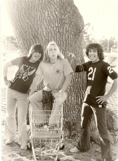 Robert, Scott & Murray, 1977. These go–getter teens started up their own music magazine and got to see and interview Van Halen (along with many other bands) in the late '70s. Cool guys!
