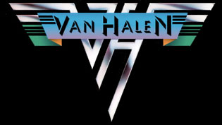 Van Halen logo from the first album