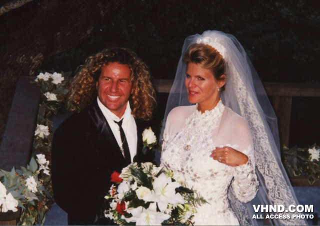 Sammy Hagar's wedding with Kari Karte, 1995.