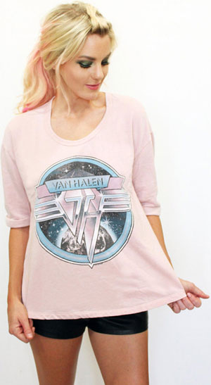 van halen shirt womens