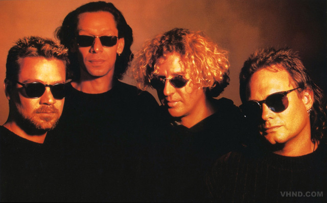 Eddie, Alex, Sammy, and Michael, Van Halen, 1995