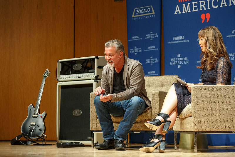 Eddie Van Halen at Smithsonian's National Museum of American History, Washington, D.C. February 12, 2015 by Zócalo Public Square