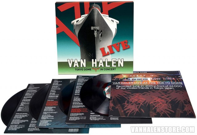Van Halen TOKYO DOME LIVE IN CONCERT four-LP set on 180-gram vinyl, released March 31st