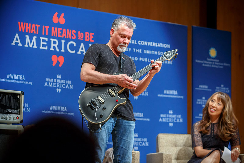 Eddie Van Halen at Smithsonian's National Museum of American History, Washington, D.C. February 12, 2015 by Zócalo Public Square