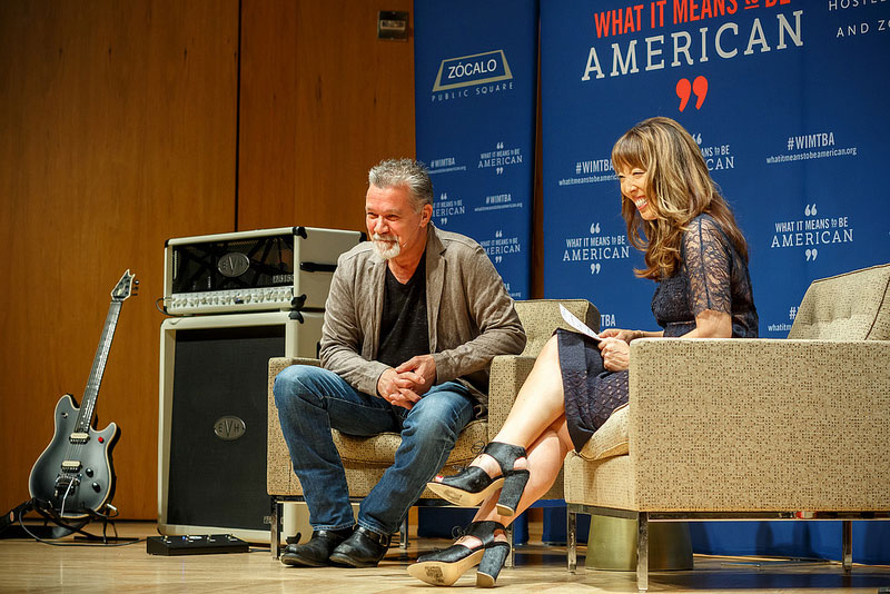 Eddie Van Halen at Smithsonian's National Museum of American History, Washington, D.C. February 12, 2015 by Zócalo Public Square