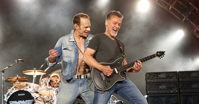 Van Halen performing on Jimmy Kimmel live March 30, 2015
