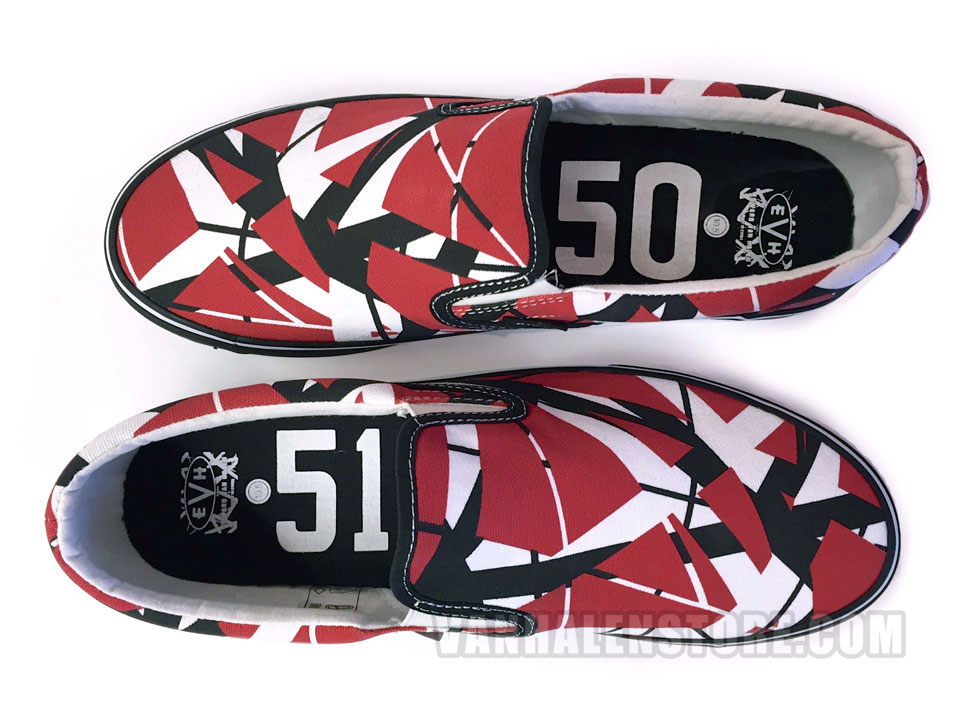 Eddie Van Halen SLIP-ON Sneakers Now Available!