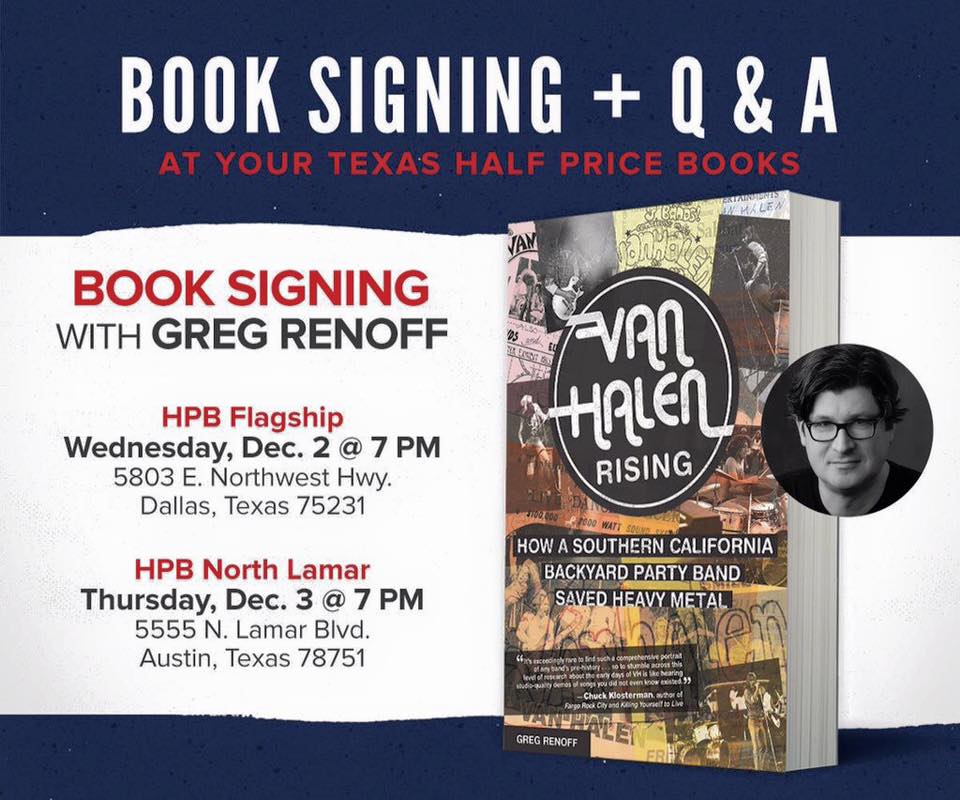 Greg_Renoff_book_signing_Texas_Van_Halen_Rising