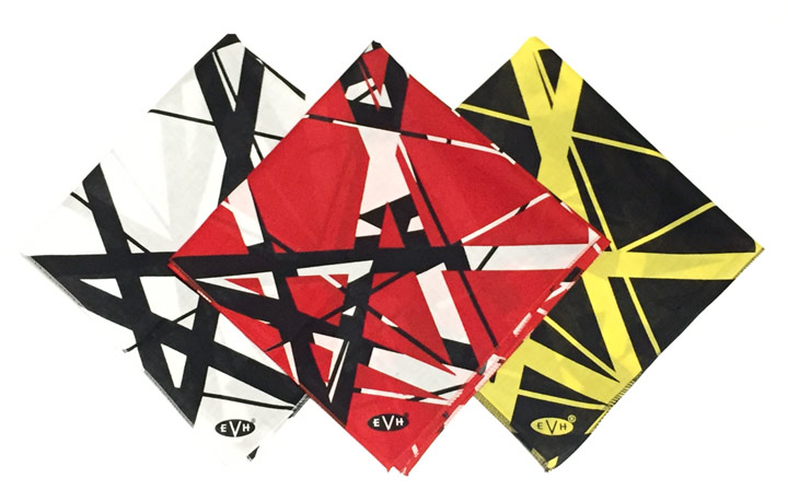 EVH_Striped_Bandanas_folded_Van_Halen_Store_com