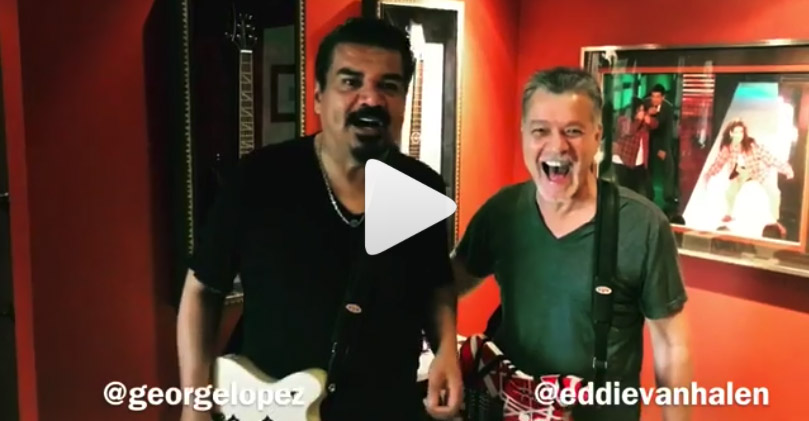 Eddie+Van_Halen_George_Lopez_video