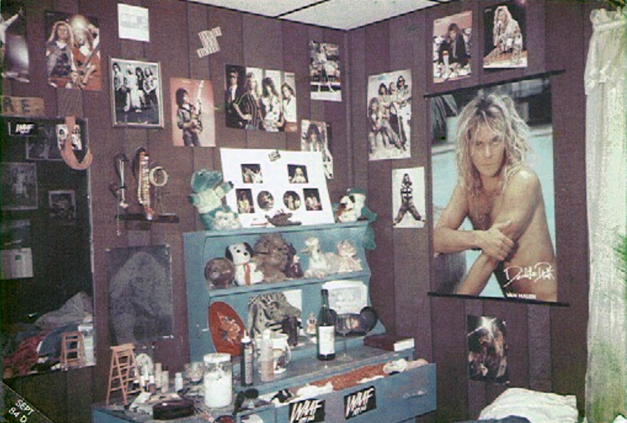 Carrie Stevens' bedroom in high school.