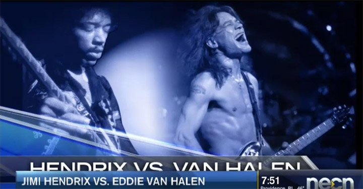 Eddie van cheap halen hendrix