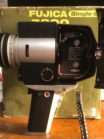 Filmer's actual Fuji Singe-8 Movie Camera