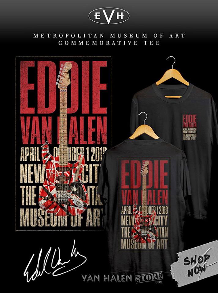 New Eddie Van Halen Exhibit Tee