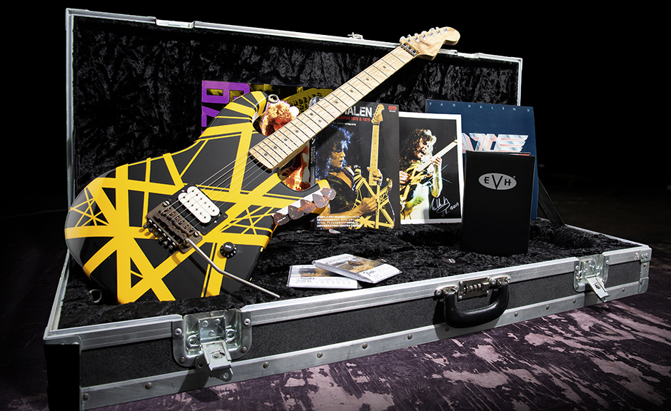 Eddie-Van_Halen_bumblebee-guitar-yellow-black-stripes-1979-case-candy