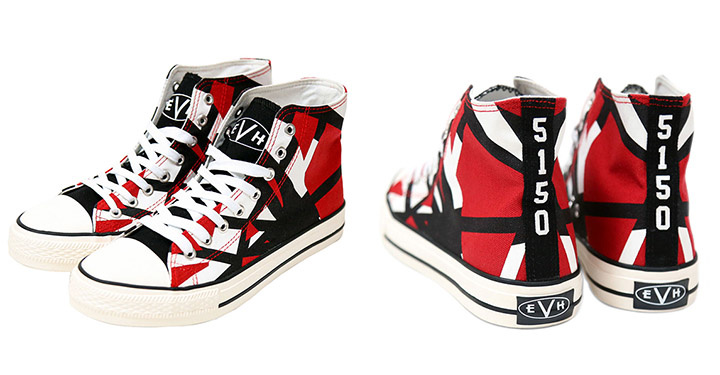 All-new EVH Red Frankenstein High Top Sneakers