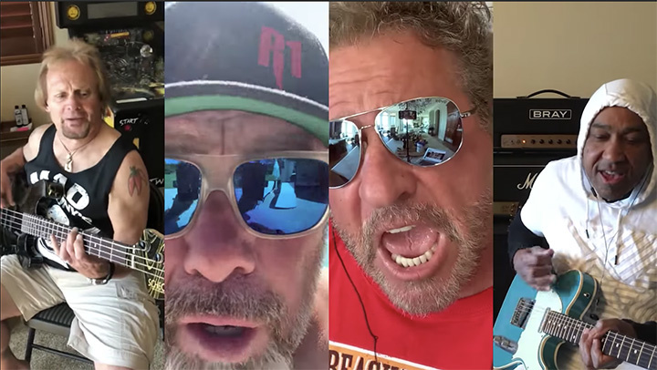 Sammy Hagar, Michael Anthony, Jason Bonham, and Vic Johnson are at it again as The Circle