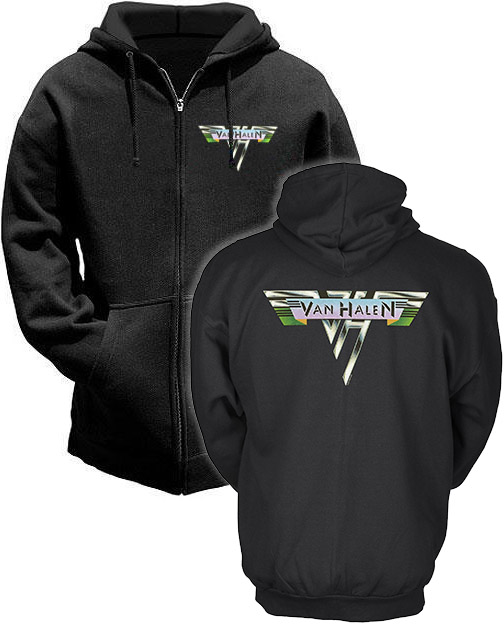 Van Halen Fleece Lined Zip Hoodie