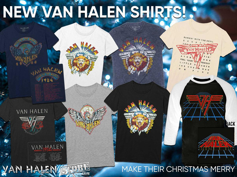 New Van Halen Shirts! Van Halen News Desk