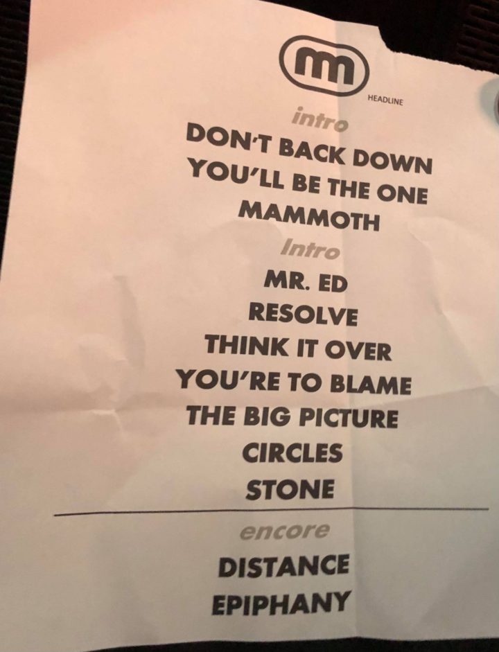 Mammoth wvh tour setlist｜TikTok Search