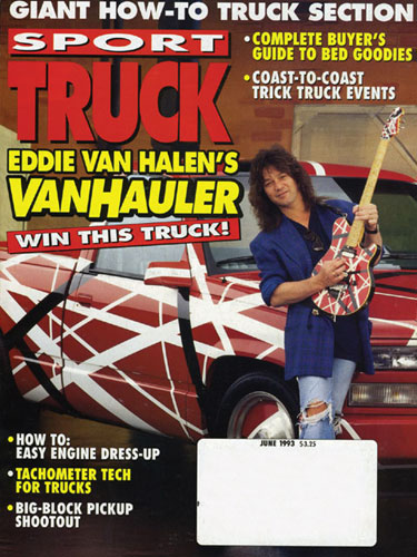 1993 Sport Truck magazine featuring Eddie Van Halen's Van Hauler