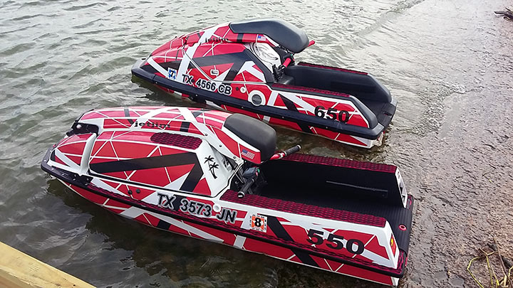 Van Halenized jet skis